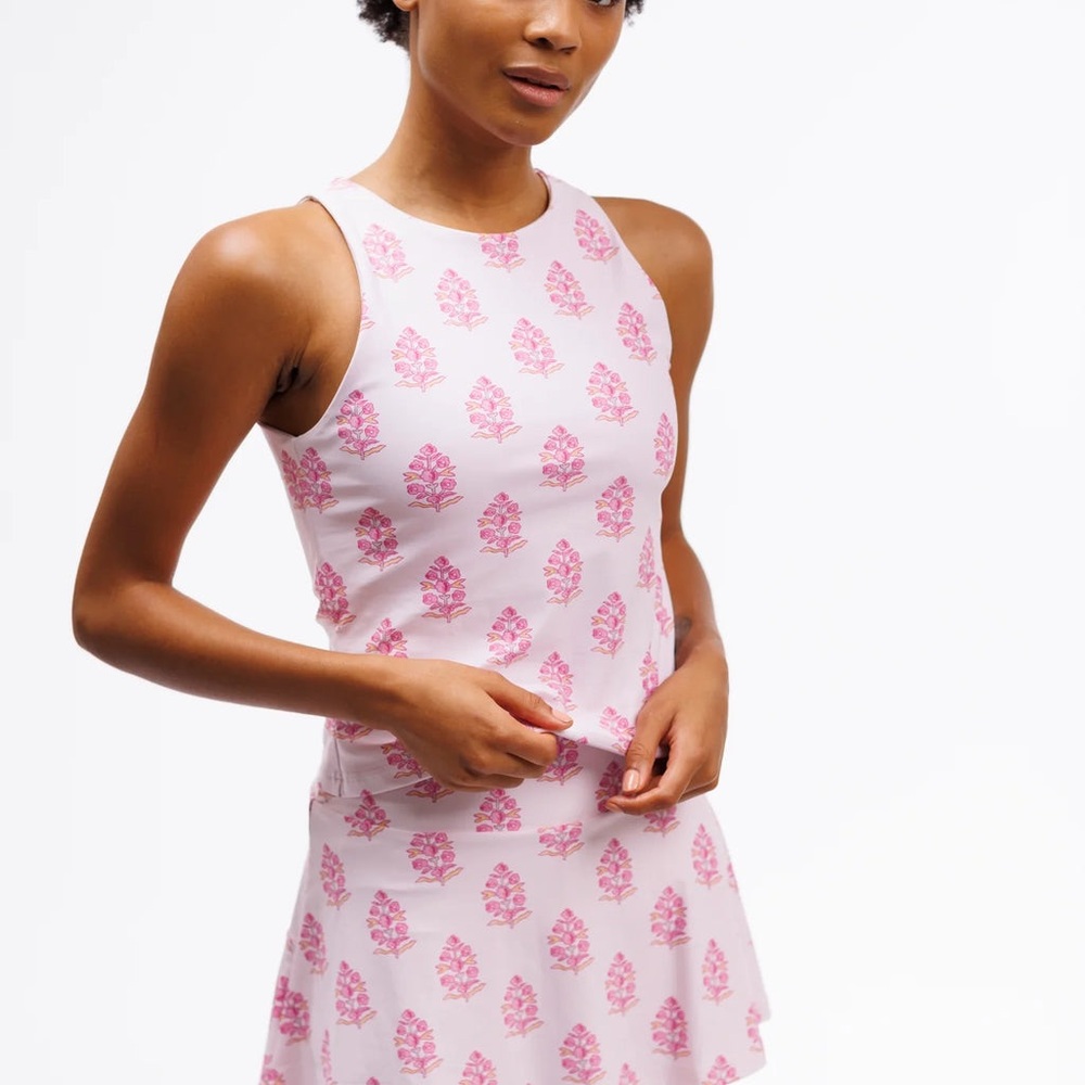 Pink Floral athletic set